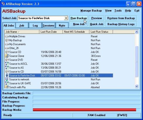 AISBackup Main Form